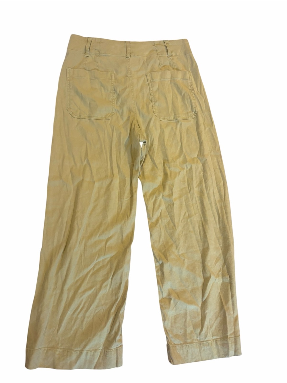 Anthropologie/ Maeve - Colette High-Rise Wide Leg Linen Stretch Pants - Picture 7 of 10
